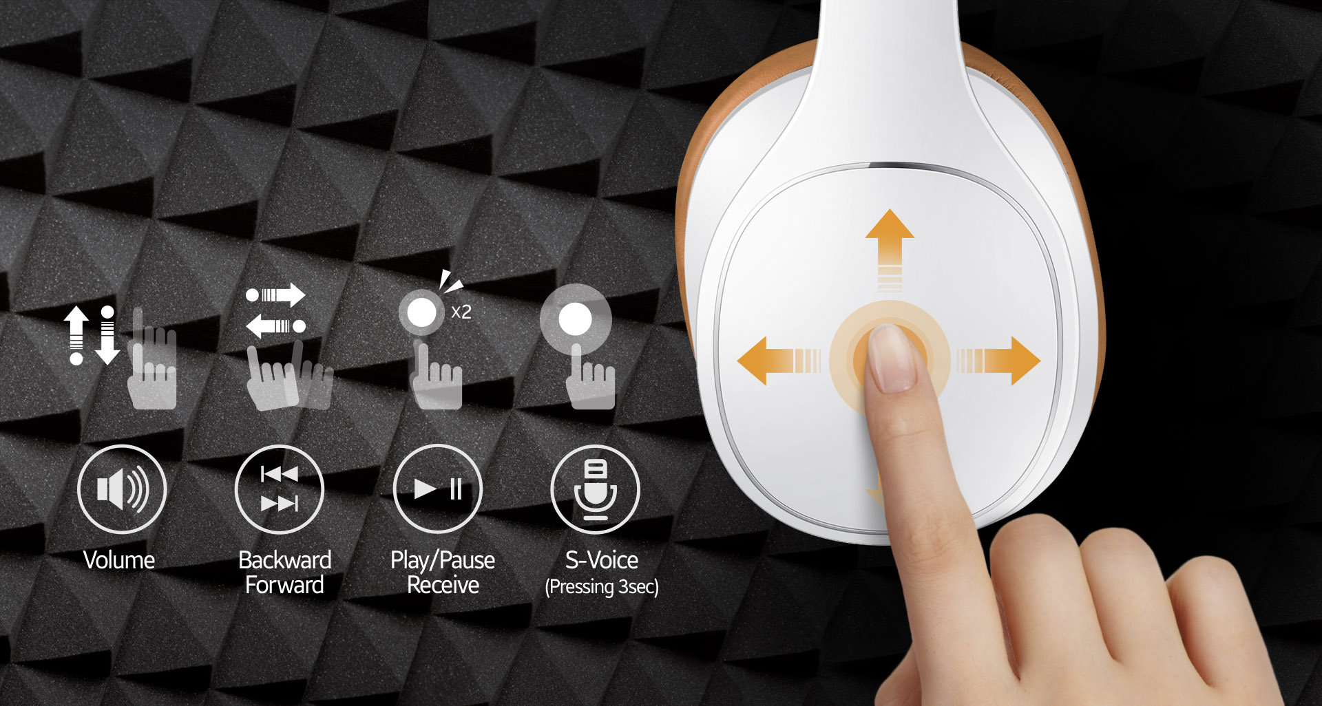 Samsung Level Over Headphone Zilver GSMpunt.nl